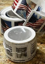 2024 New 1 rolls of 100 USPS - Postage Free Ship!!-100 PCS-Discount Multiples!