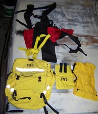 LOT OF FSS Wildland Firefighter Gear 4 Pieces Fieldpack Web Gear Canteen holder