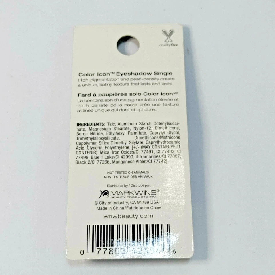 4x Wet N Wild Color Icon Eye Shadow 2x C255D Panther, C250B Sugar, C355B Groupie - Image 3 of 4