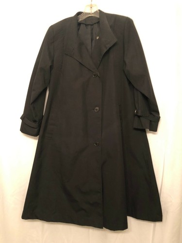 Women's Fleet Street Black Trench Coat 