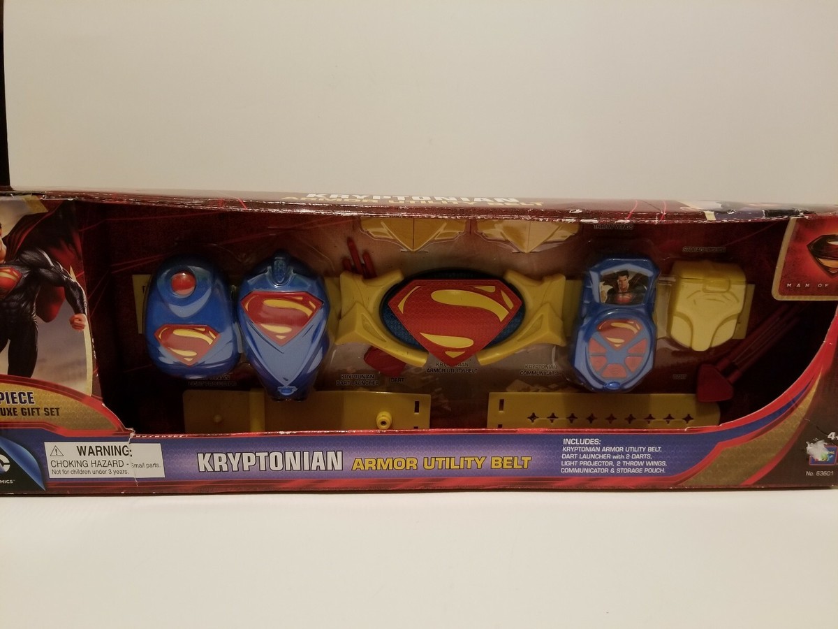 Superman Man of Steel Kryptonian Armor Utility Belt