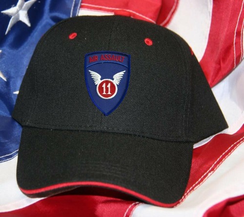 11TH AIR ASSAULT DIVISION HAT PATCH CAP US ARMY AIRBORNE PARACHUTE PIN UP WOW - Picture 4 of 29