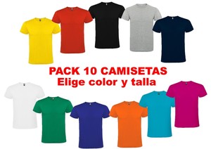 camisetas lisas hombre