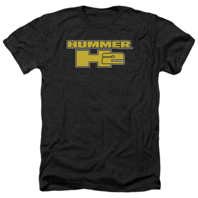 HUMMER H2 BLOCK LOGO Licensed Adult Men's Heather Tee Shirt SM-3XL