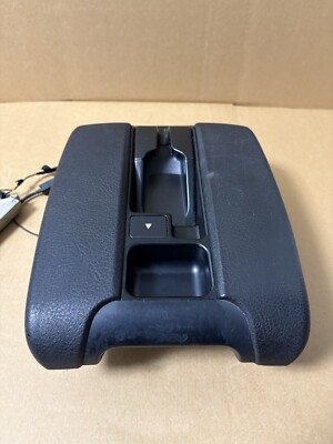 BMW E39 5 Series Center Console Armrest Black Leather Arm Rest LHD