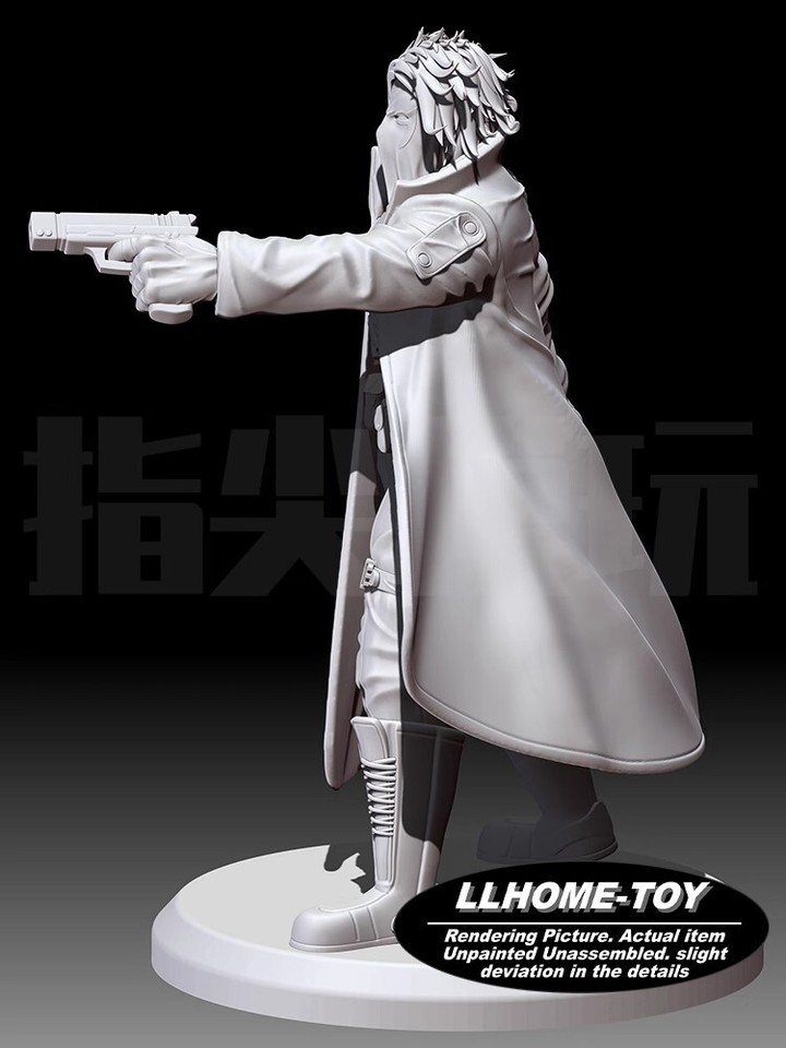 Anime movie Grifter Cole Cash fight take gun stand Resin 3D Print GK