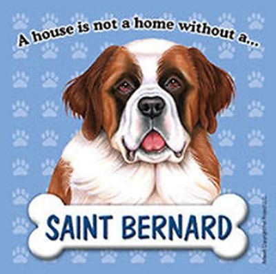 Saint Bernard Magnet - Haus Ist Nicht A Home