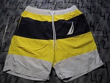 Size Medium 32/34 Nautica Swim Shorts Mesh Inner Mystery Shorts