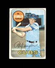 Al Spangler Signed 1969 Topps Chicago Cubs Autograph
