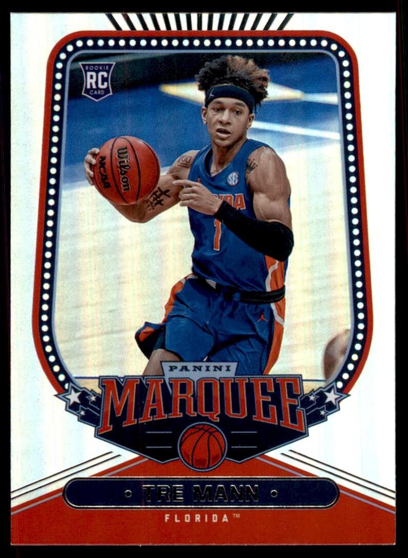 Tre Mann 2021-22 Panini Chronicles Draft Marquee Rookie #154 Florida Gators RC