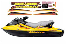 SEADOO GTX 2004 4 tec Graphics / Decal / Sticker Kit yellow