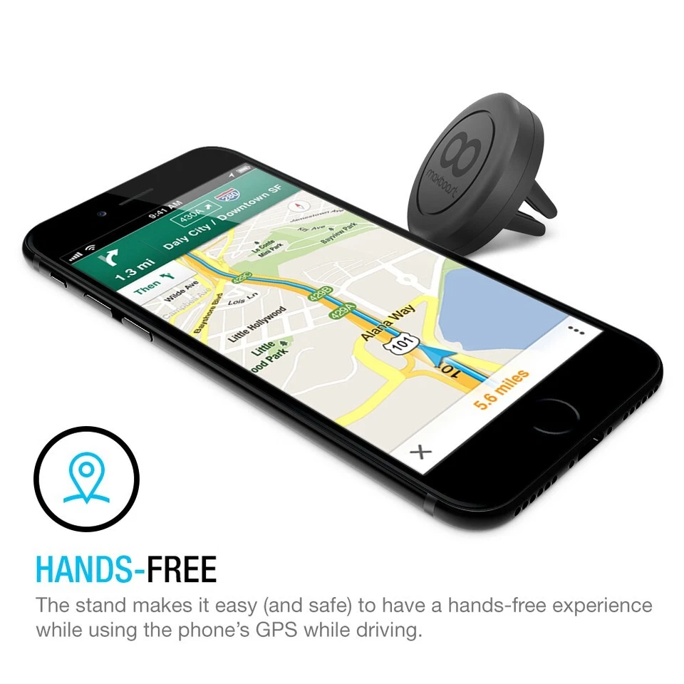 MAXBOOST CAR MOUNT, [2 PACK] UNIVERSAL AIR VENT MAGNETIC PHONE CAR MOUNTS HOLDER - Image 3 of 4