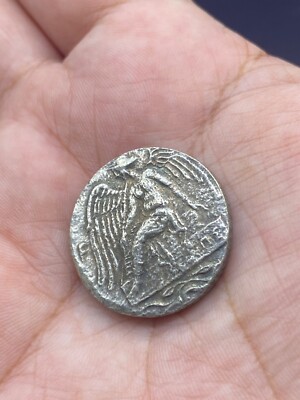 409-406 BC Ancient Greece Siege of Akragas Coin - Silver
