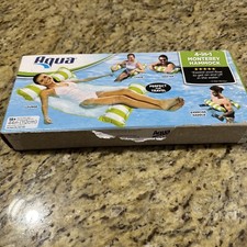 Aqua Original 4-in-1 Monterey Hammock Pool Float Hammock open package new grn