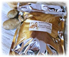 Instant Dehydrated Potato Flakes, Bulk 24.oz  Mylar Bag 4 Long Term Storage