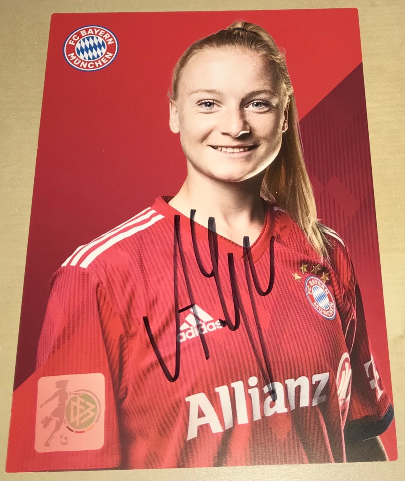Anna Gerhardt Orig. signierte Autogrammkarte Bayern Köln Frauen Damen ...
