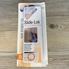 Mommy's Helper Slide-lok bi-fold door lock avoid pinched fingers safety latch