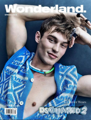 KIT BUTLER Wonderland Magazine Spring 2023 Leo Suter DEVA CASSEL Chase Stokes
