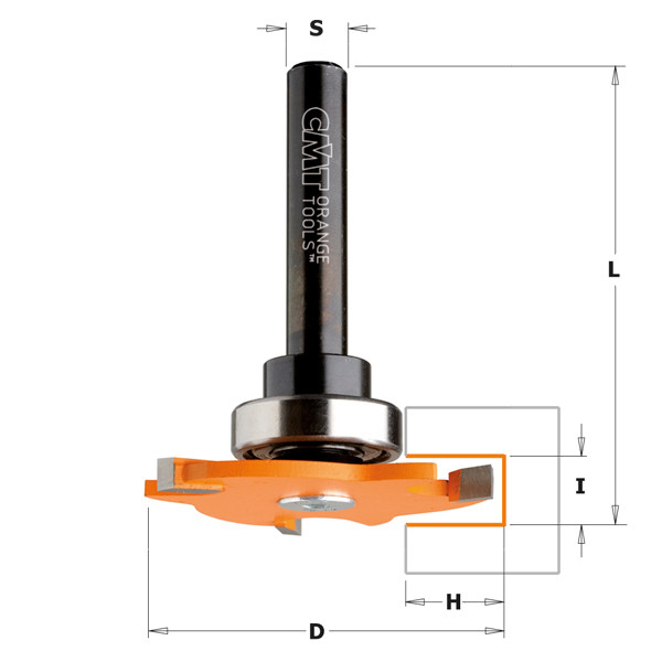 Set 3 Fresce A T Per Legno 4 Lame, 8 Mm – Taglio 6.35, 8, 10 Mm – Per CNC E Pantografo