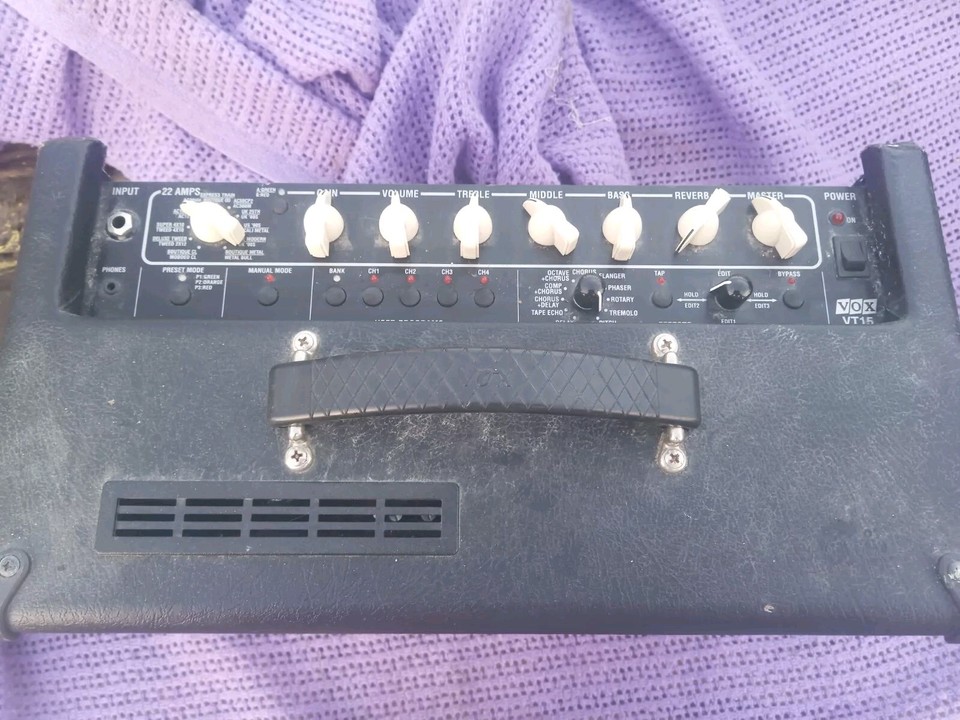Vox Valvetronix VT15 Guitar Amp SPARES REPAIRS eBay