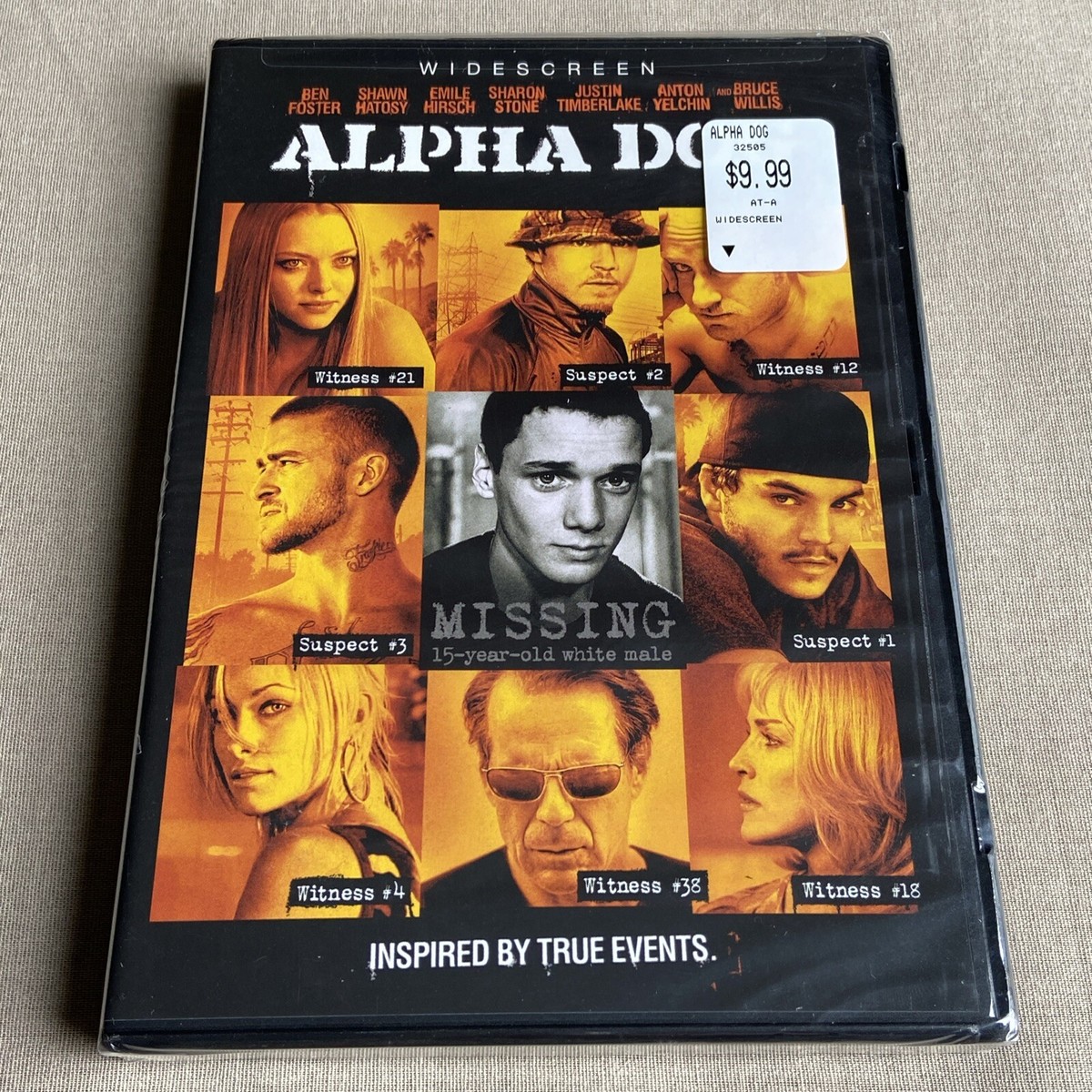 Alpha Dog (DVD 2006 NEW) True Story Action Justin Timberlake Emile