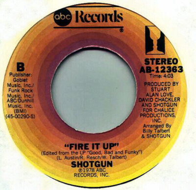 Shotgun Good, Bad And Funky Vinyl Single 7inch ABC