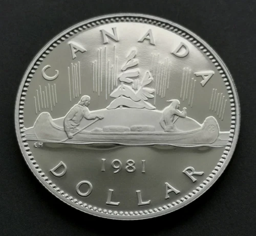 1981 Canada Nickel Dollar — photo from the most recent tracked eBay sale
