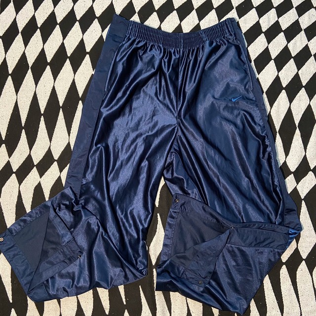 NIKE Basketball Swoosh Shooting Side Snap Button Pants X Large eBay