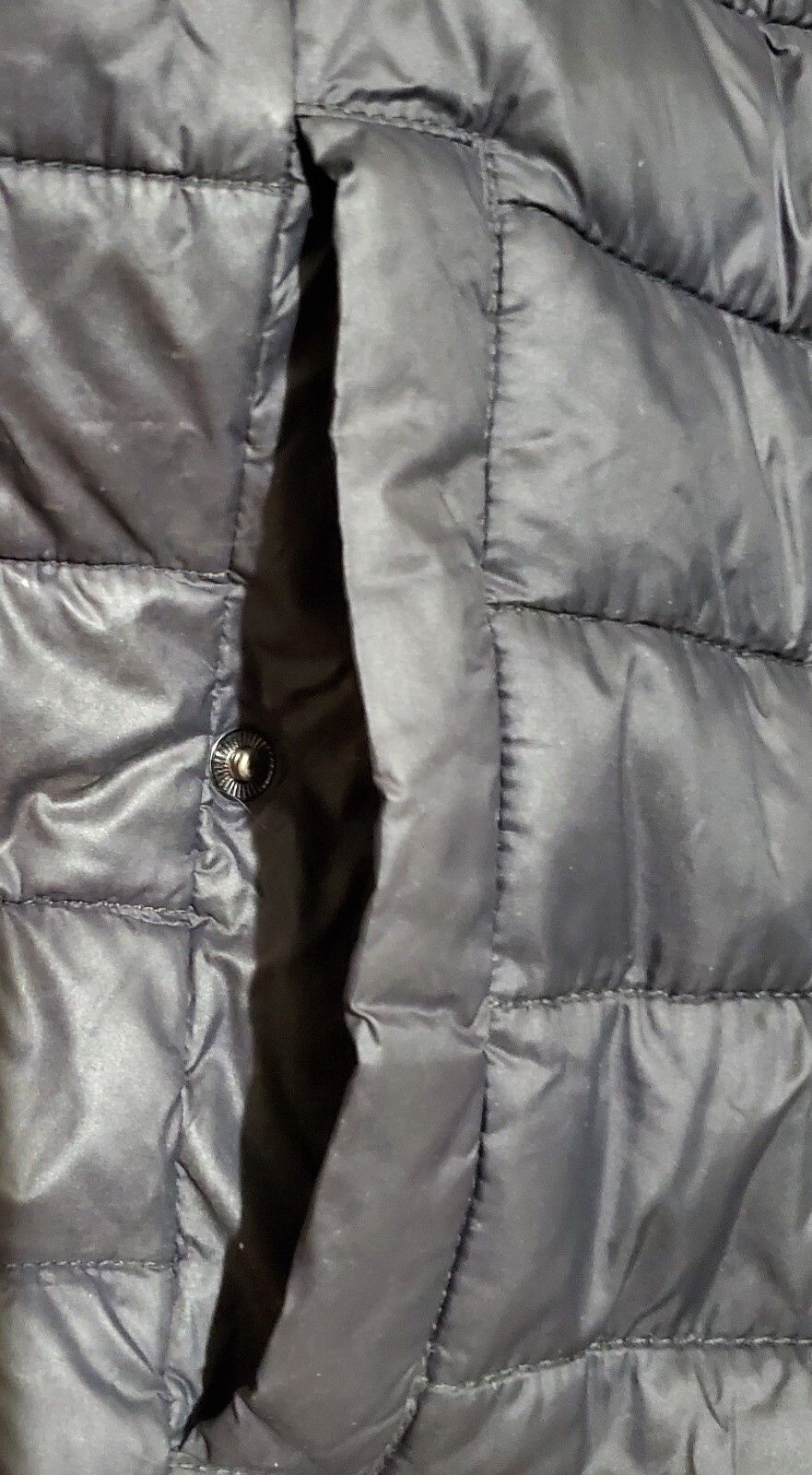 Calvin Klein Black Solid Full Zip Puffer Jacket M… - image 10