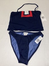 New Tommy Hilfiger Womens Bikini Bathing Suit 2 Piece Swimsuit Swim Set Size 12