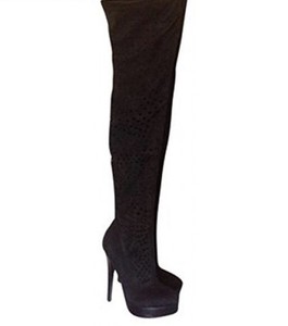 bebe thigh high boots