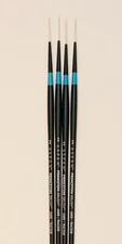 4 pc Aspen Liner Artist Brush Set. Produces long thin lines of color.
