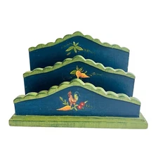 Stracy Porter The Stonehouse Farm Collection Desk Top Mail Letter Sorter Holder