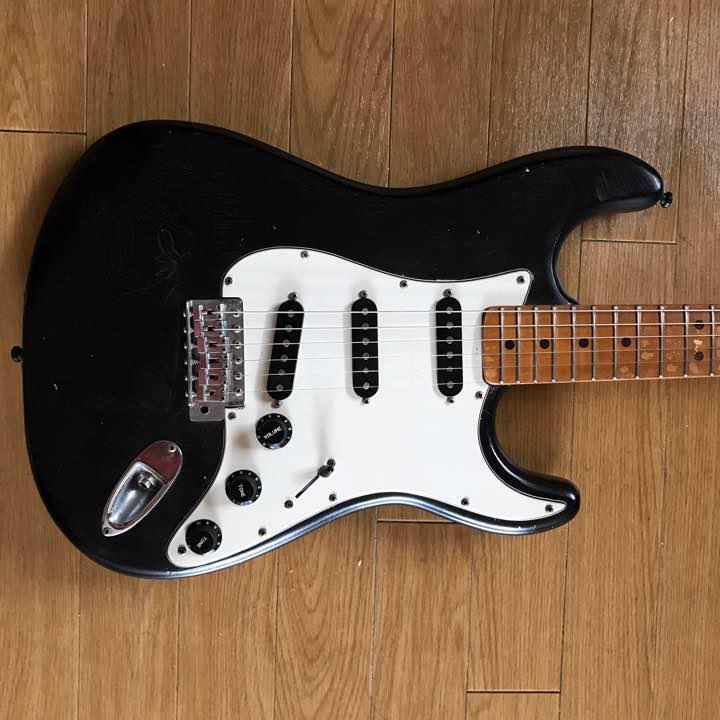 Electric Guitar Greco SE450 Spacey Sound Black Vintage Japan Electric Guitar Greco SE450 Spacey Sound Black Vintage Japan
