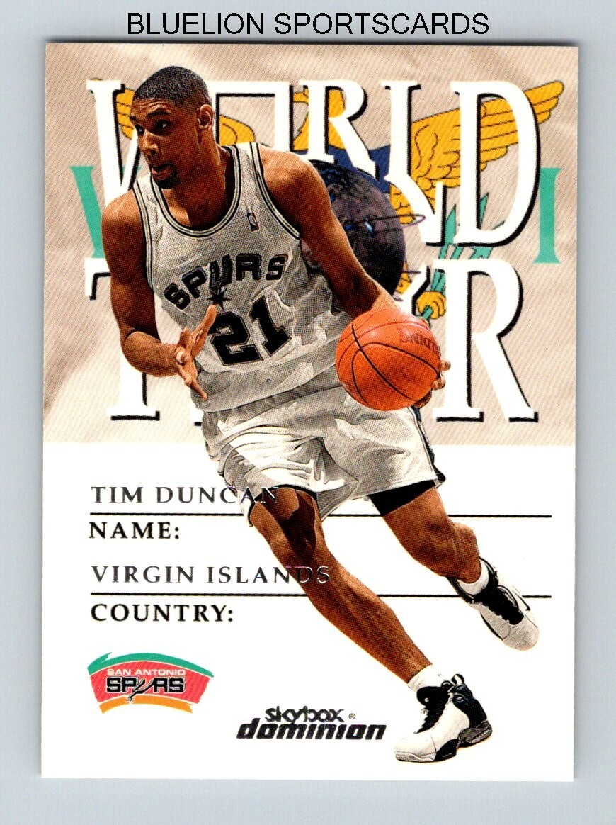 1999-00 SkyBox Dominion #178 Tim Duncan WT