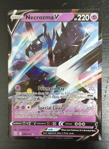 Necrozma V 063/163 - Coffret Ultraboost 10 Cartes Pokémon - Épée Et Bouclier Styles Combat - Français - My-booster