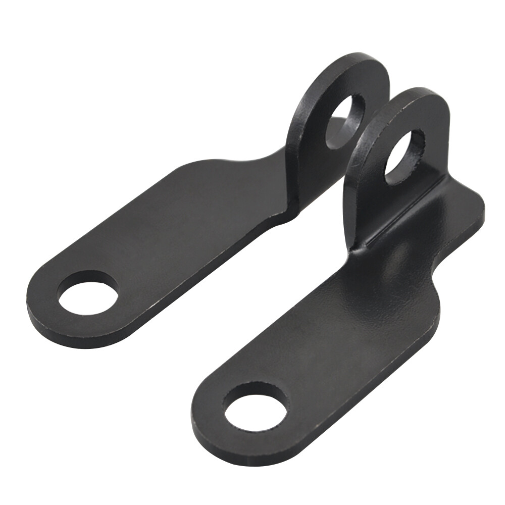 Motorcycle Black Turn Signal Light Bracket Front Rear Fork Clamp For Harley Dyna