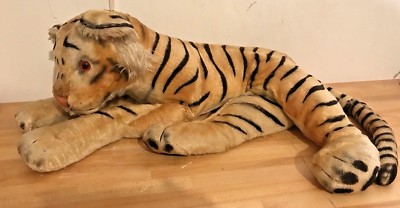 Large Steiff Tiger 36+ Inches Stuffed Animal | eBay
