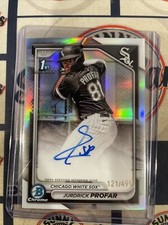 JURDRICK PROFAR 2024 BOWMAN CHROME  REFRACTOR AUTO  121/499 Chicago White Sox