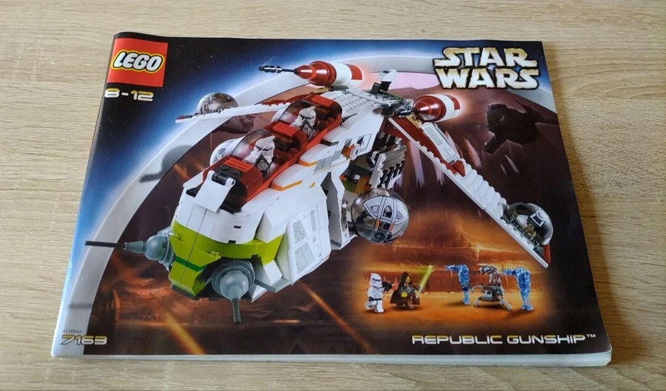 LEGO Star Wars Republic Gunship 7163 en 2002 nuevas bolsas interiores selladas retiradas Foto 4 de 4