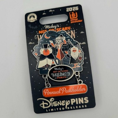 2026 Disney Parks Mickey s Not So Scary Halloween Party Annual Passholder Pin AP