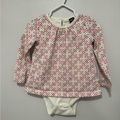 Tea collection dress with attached bodysuit 18-24 months