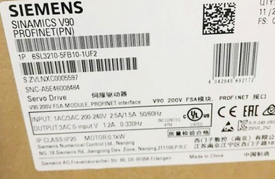 Original New Siemens 6SL3210-5FB10-1UF2 6SL3 210-5FB10-1UF2 Servo Motor