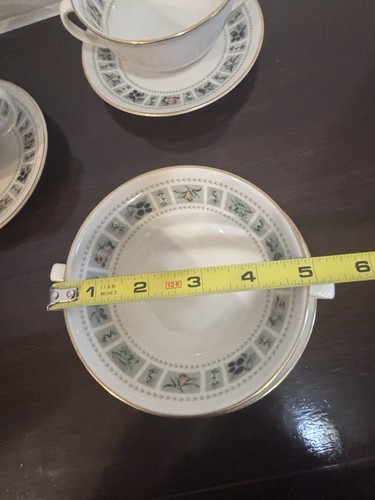 3 Sets Royal Doulton Tapestry TC 1024 CREAM SOUP Double Handle Bowls - Picture 5 of 5