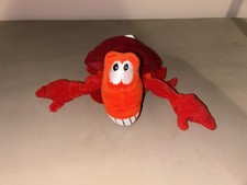Disney The Little Mermaid Sebastian Crab Bean Bag Plush Stuffed Animal Toy