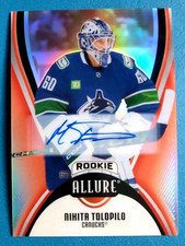 NIKITA TOLOPILO RED RAINBOW AUTO 2025-26 ALLURE HOCKEY AUTOGRAPH #114 CANUCKS