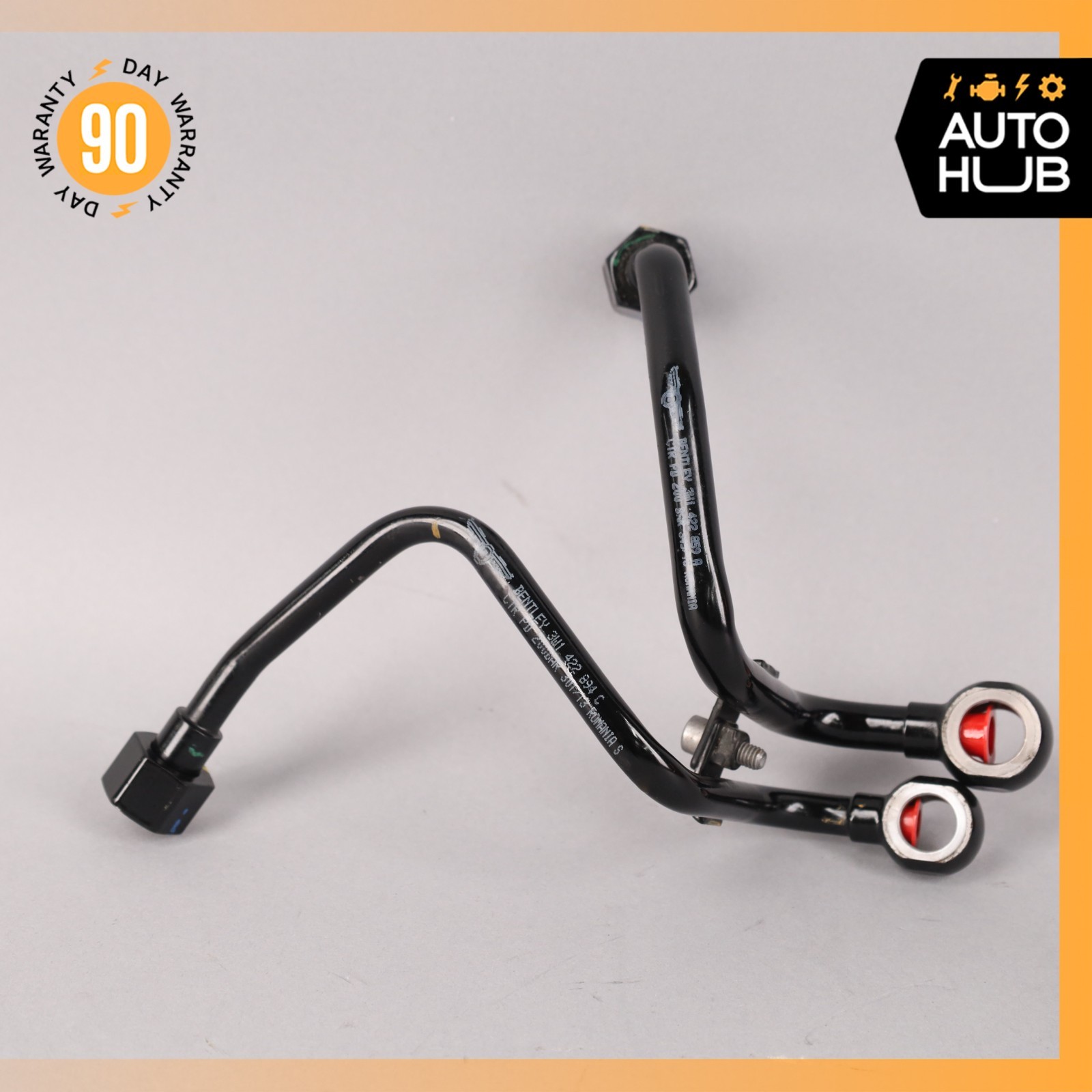 03-18 Bentley Continental GTC Speed High Pressure Power Steering Hose Set OEM