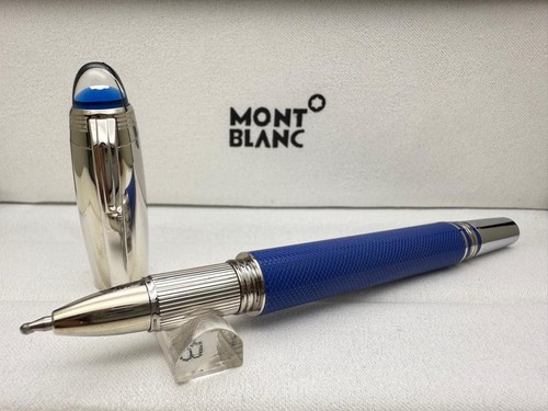 Awesome Montblanc Star Walker Blue Planet Edition Roller Ball Pen Free Shipping