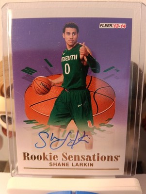 2013-14 Fleer Retro Basketball Shane Larkin Rookie Sensations Autograph