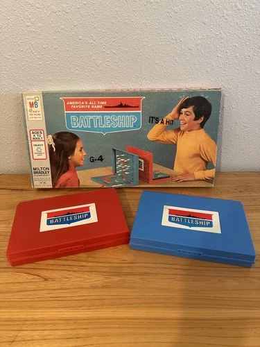 Vintage 1971 Battleship Game - Milton Bradley - #4730